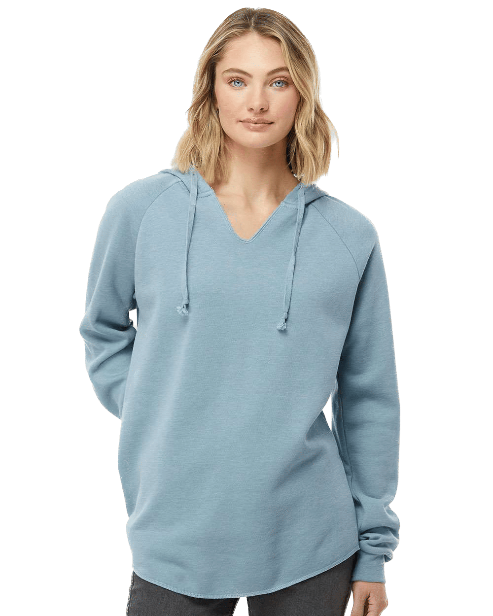 INDEPENDENT TRADING CO WOMEN'S CALIFORNIA WAVE WASH HOODED PULLOVER