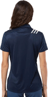 An image of a Custom Adidas Womens 3 Stripes Shoulder Sport Shirt!