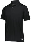 Am image of a Custom Russell Athletic Essential Polo in Black!