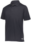 Am image of a Custom Russell Athletic Essential Polo in Stealth!