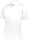 Am image of a Custom Russell Athletic Essential Polo in White!