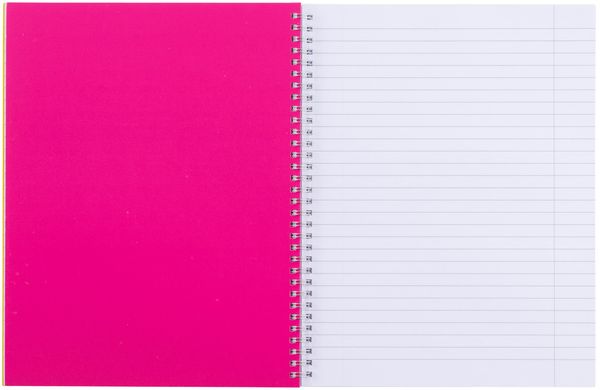 An image of a Custom 8.5 x 11 Remark FSC Recycled 5 subject Notebook!
