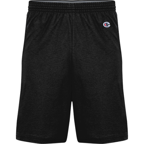 Champion Adult Cotton Gym Short in Black