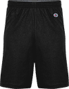 An image of a Custom Champion Adult Cotton Gym Short in Black!