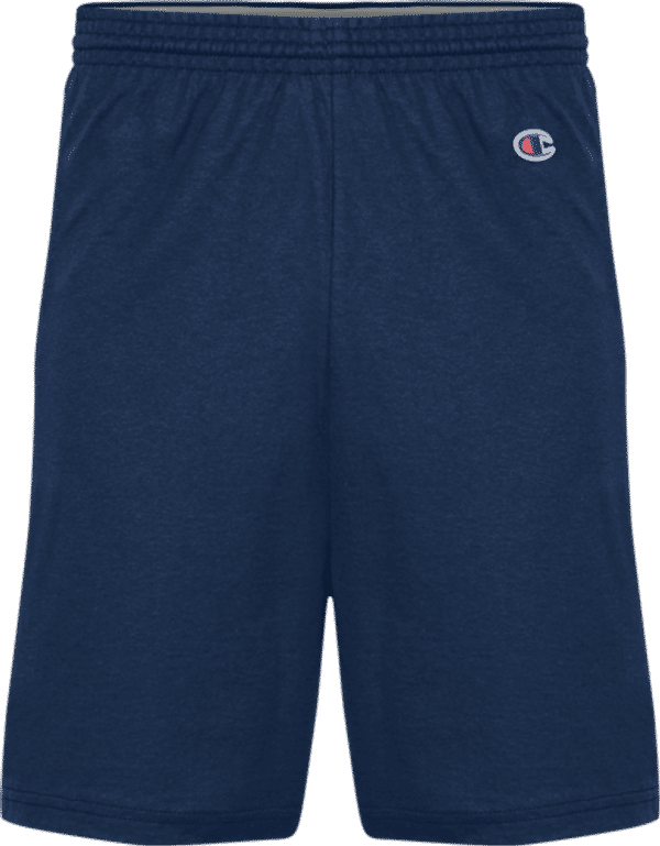 An image of a Custom Champion Adult Cotton Gym Short in Navy!