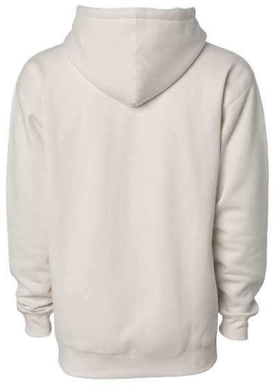 Am image of a Custom Independent Trading Co. Heavyweight Hooded Sweatshirt in Bone!