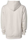 Am image of a Custom Independent Trading Co. Heavyweight Hooded Sweatshirt in Bone!