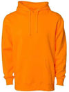 An image of a Custom Independent Trading Co. Heavyweight Hooded Sweatshirt in Safety Orange!