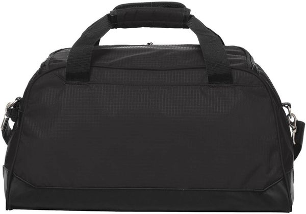 Am image of a Custom OGIO Breakaway Duffel Bag in Gear Grey/Black!