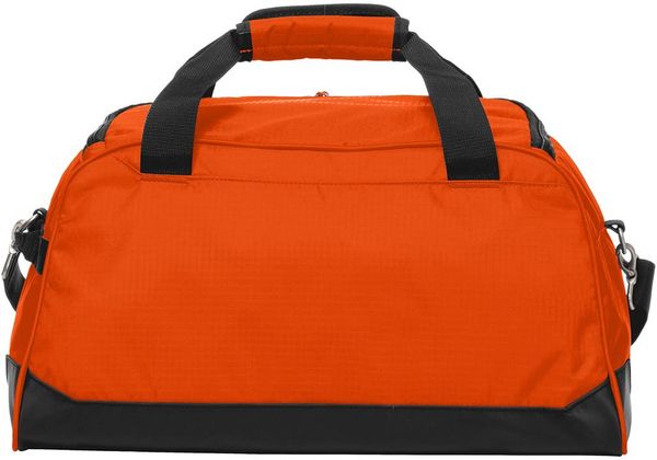 An image of a Custom OGIO Breakaway Duffel Bag in Hot Orange/Black!