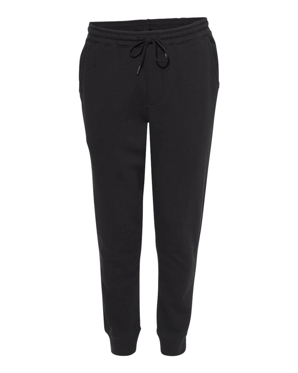 Independent Trading Co Midweight Fleece Pants in Black