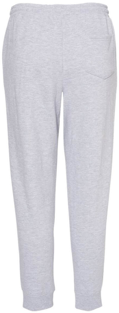 Am image of a Custom Independent Trading Co Midweight Fleece Pants in Grey Heather!