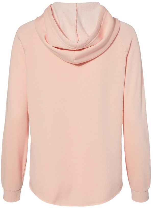 Am image of a Custom Independent Trading Co Women's California Wave Wash Zip Hood in Blush!