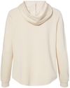 Am image of a Custom Independent Trading Co Women's California Wave Wash Zip Hood in Bone!