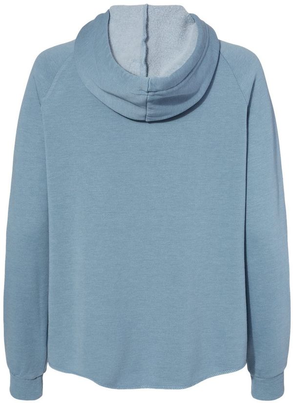 Am image of a Custom Independent Trading Co Women's California Wave Wash Zip Hood in Misty Blue!