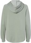 Am image of a Custom Independent Trading Co Women's California Wave Wash Zip Hood in Sage!