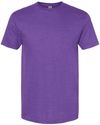 Am image of a Custom Gildan Softstyle CVC T Shirt in Amethyst!