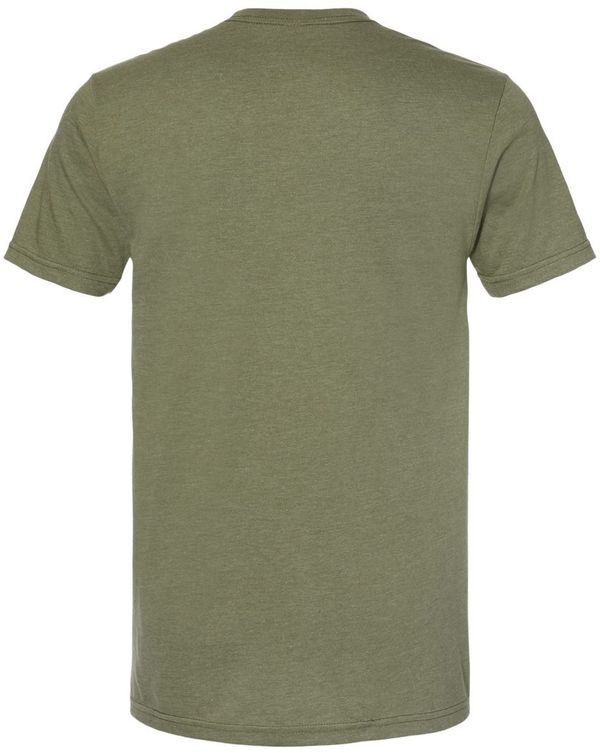 Am image of a Custom Gildan Softstyle CVC T Shirt in Cactus!