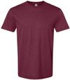 Am image of a Custom Gildan Softstyle CVC T Shirt in Maroon Mist!