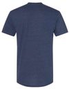 Am image of a Custom Gildan Softstyle CVC T Shirt in Navy Mist!