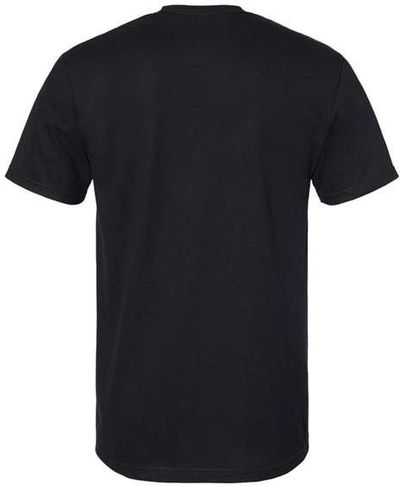 Am image of a Custom Gildan Softstyle CVC T Shirt in Pitch Black!