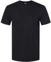 Am image of a Custom Gildan Softstyle CVC T Shirt in Pitch Black!