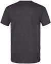 Am image of a Custom Gildan Softstyle CVC T Shirt in Pitch Black Mist!