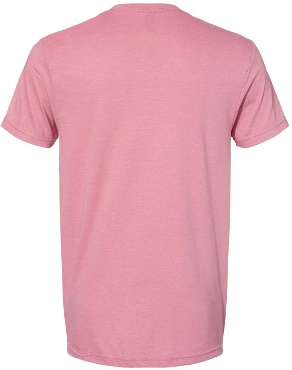 Am image of a Custom Gildan Softstyle CVC T Shirt in Plumrose!