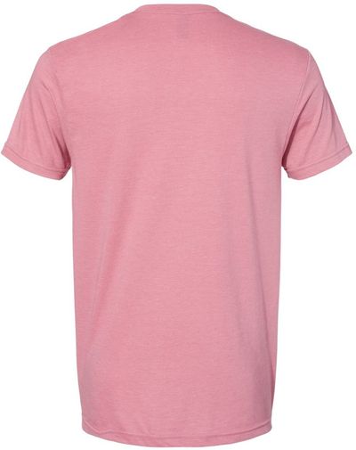 Am image of a Custom Gildan Softstyle CVC T Shirt in Plumrose!