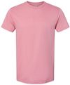 Am image of a Custom Gildan Softstyle CVC T Shirt in Plumrose!