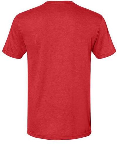 Am image of a Custom Gildan Softstyle CVC T Shirt in Red Mist!