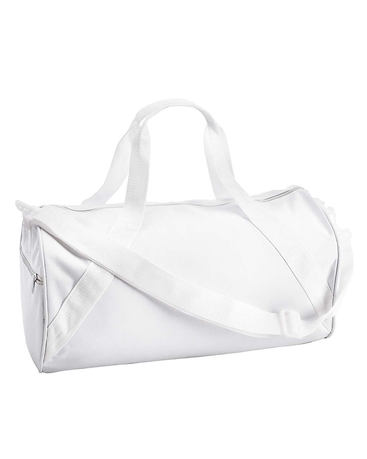 Liberty Bags Barrel Duffel in White