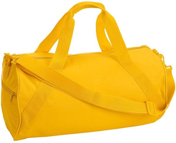 Am image of a Custom Liberty Bags Barrel Duffel in Bright Yellow!