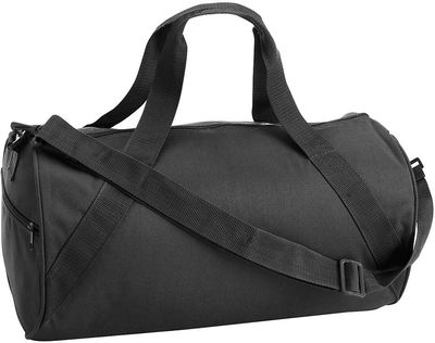 Am image of a Custom Liberty Bags Barrel Duffel in Black!