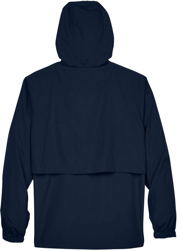 Am image of a Custom North End Men's Techno Lite Jacket in Midnight Navy!