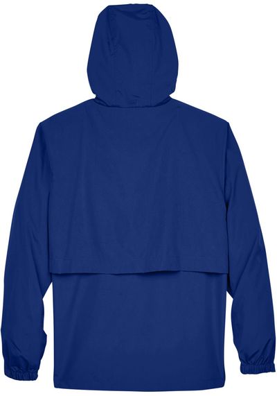Am image of a Custom North End Men's Techno Lite Jacket in Ryal Cobalt!