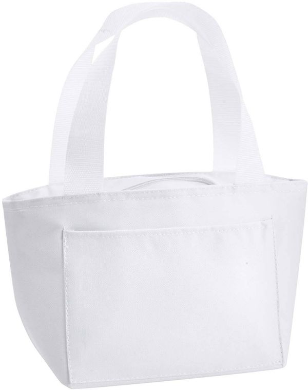 Am image of a Custom Liberty Bags Simple and Cool Cooler in White!