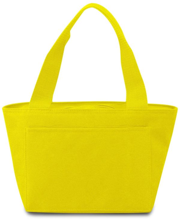 Am image of a Custom Liberty Bags Simple and Cool Cooler in Bright Yellow!