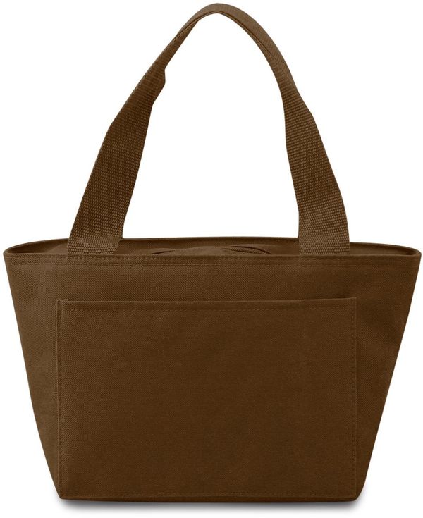 An image of a Custom Liberty Bags Simple and Cool Cooler in Brown!