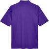 Am image of a Custom Core 365 Men's Origin Performance Piqué Polo in Campus Prple!