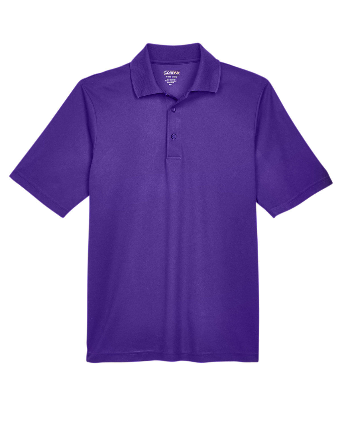 Core 365 Men's Origin Performance Piqué Polo in Campus Prple