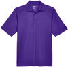 Am image of a Custom Core 365 Men's Origin Performance Piqué Polo in Campus Prple!