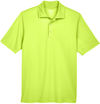 Am image of a Custom Core 365 Men's Origin Performance Piqué Polo in Safety Yellow!