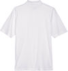 Am image of a Custom Core 365 Men's Origin Performance Piqué Polo in White!