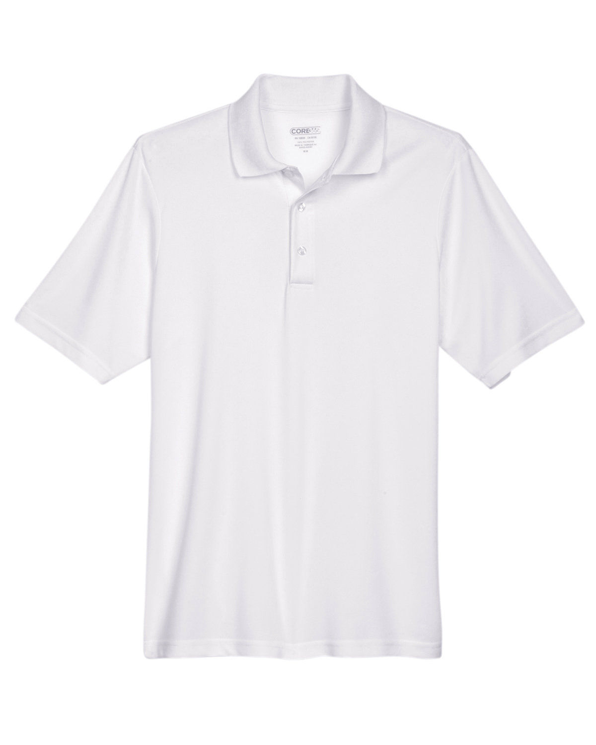 Core 365 Men's Origin Performance Piqué Polo in White