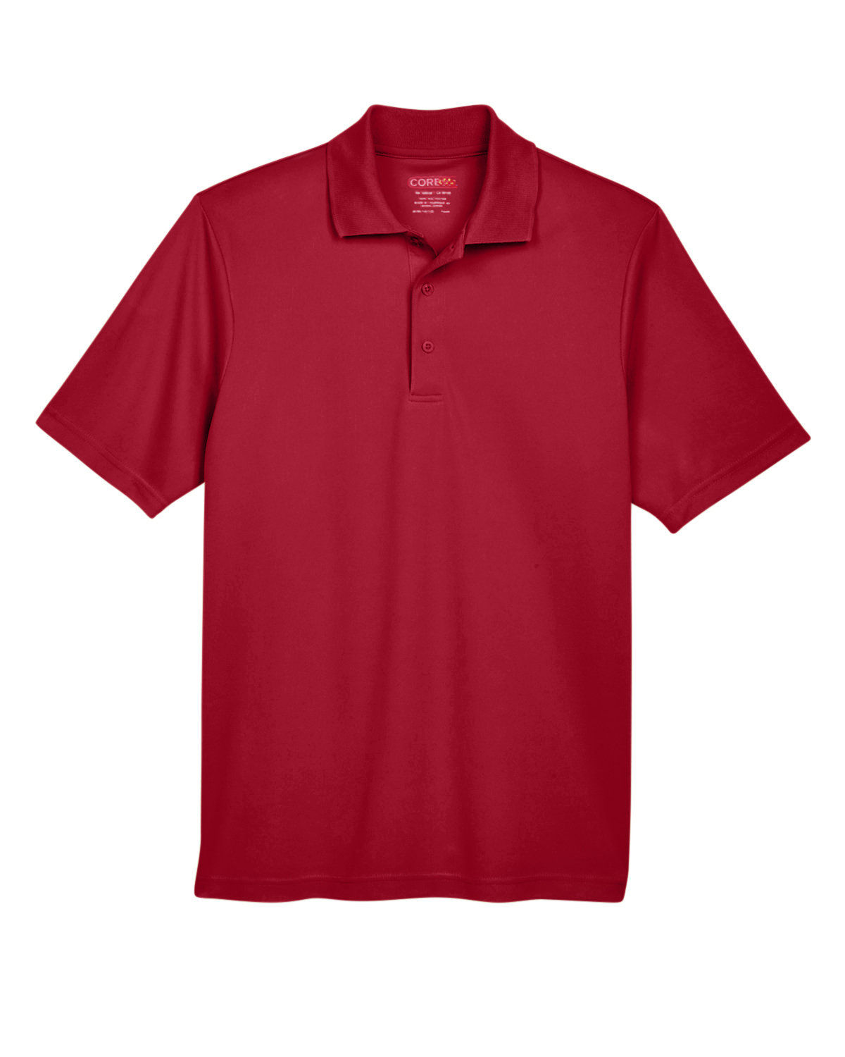 Core 365 Men's Origin Performance Piqué Polo in Classic Red