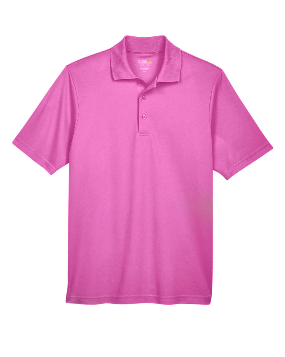 Core 365 Men's Origin Performance Pique Polo in Charity Pink Mp