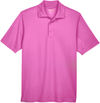 An image of a Custom Core 365 Men's Origin Performance Pique Polo in Charity Pink Mp!