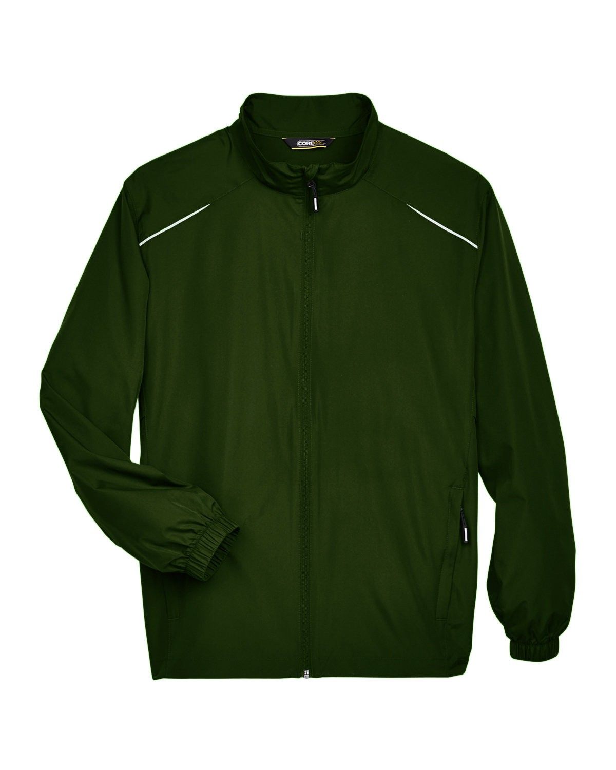 Core365 Men's Motivate Unlined Lightweight Jacket in Forest