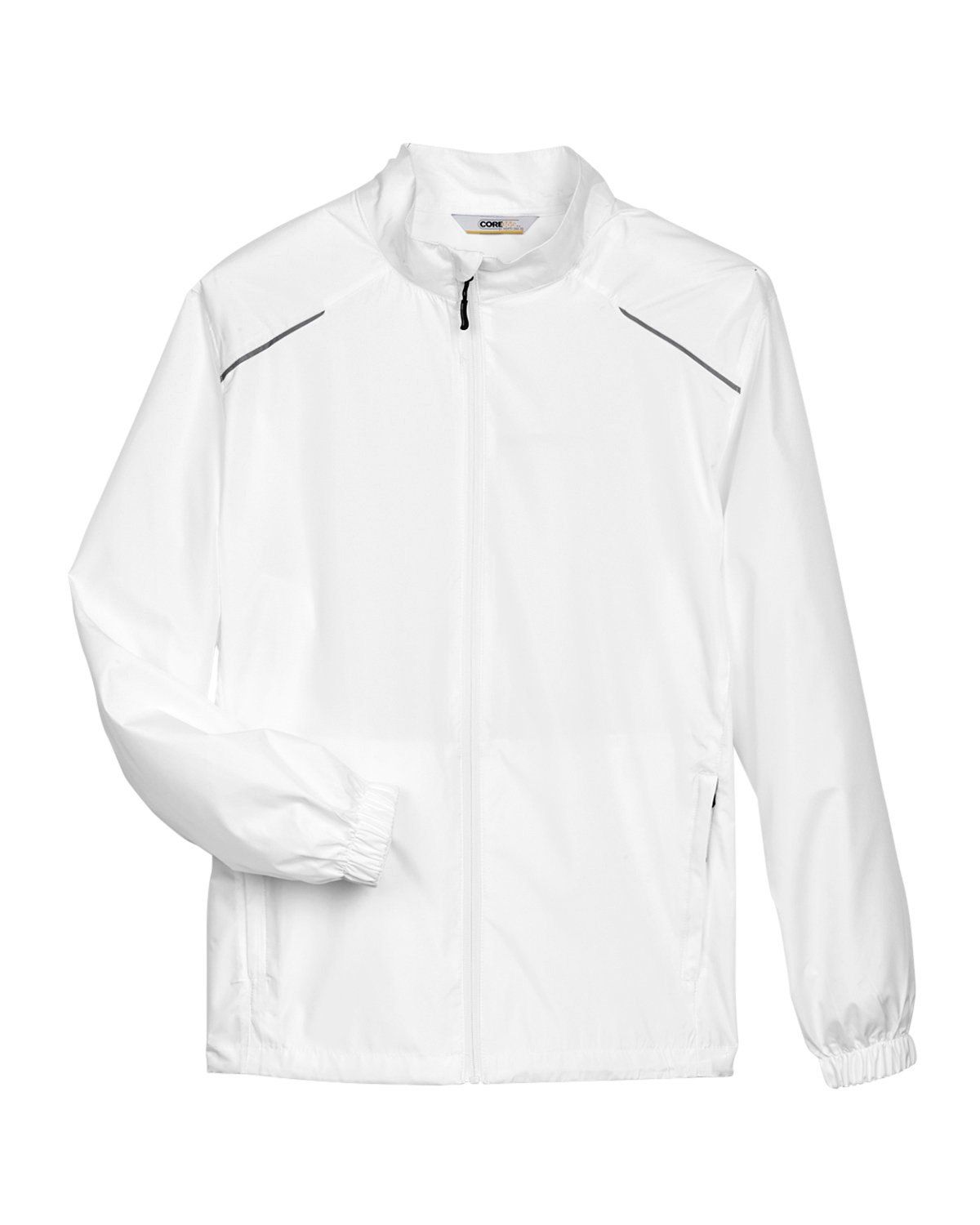 Core365 Men's Motivate Unlined Lightweight Jacket in White